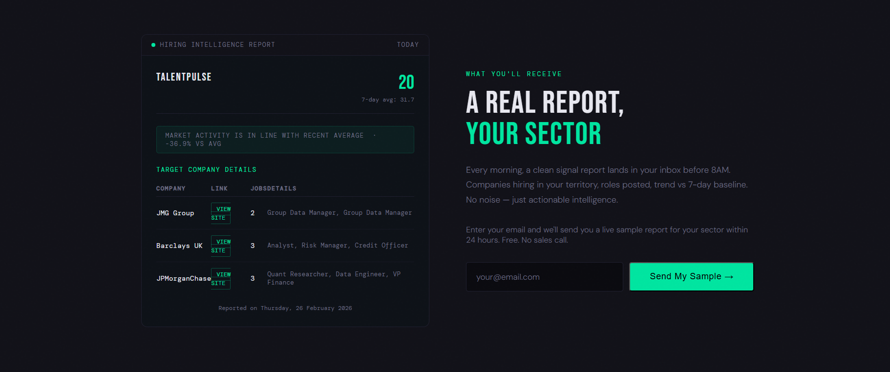 TalentPulse — Hiring Intelligence gallery image