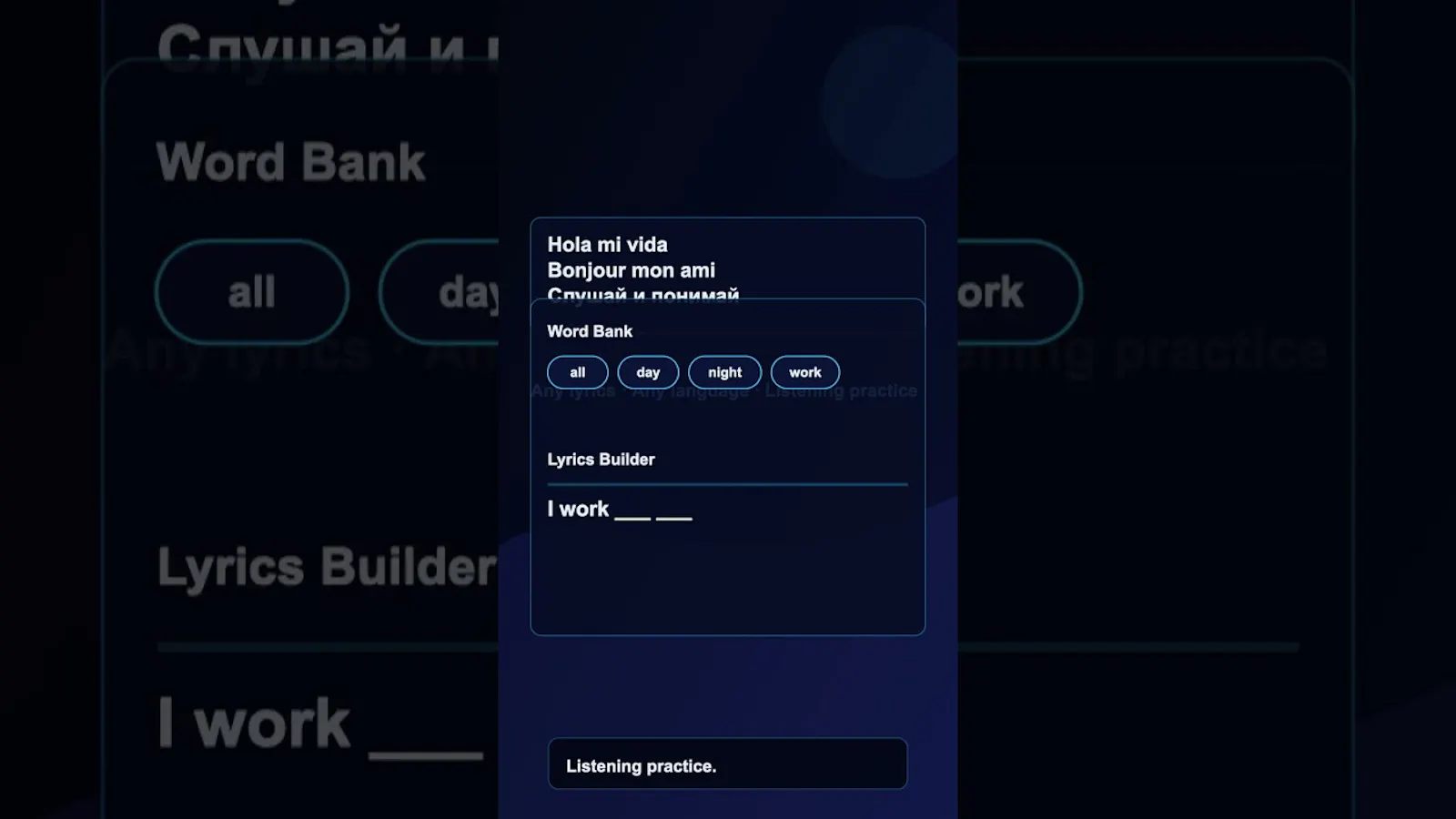 LyricFlow screenshot 1 (video preview)