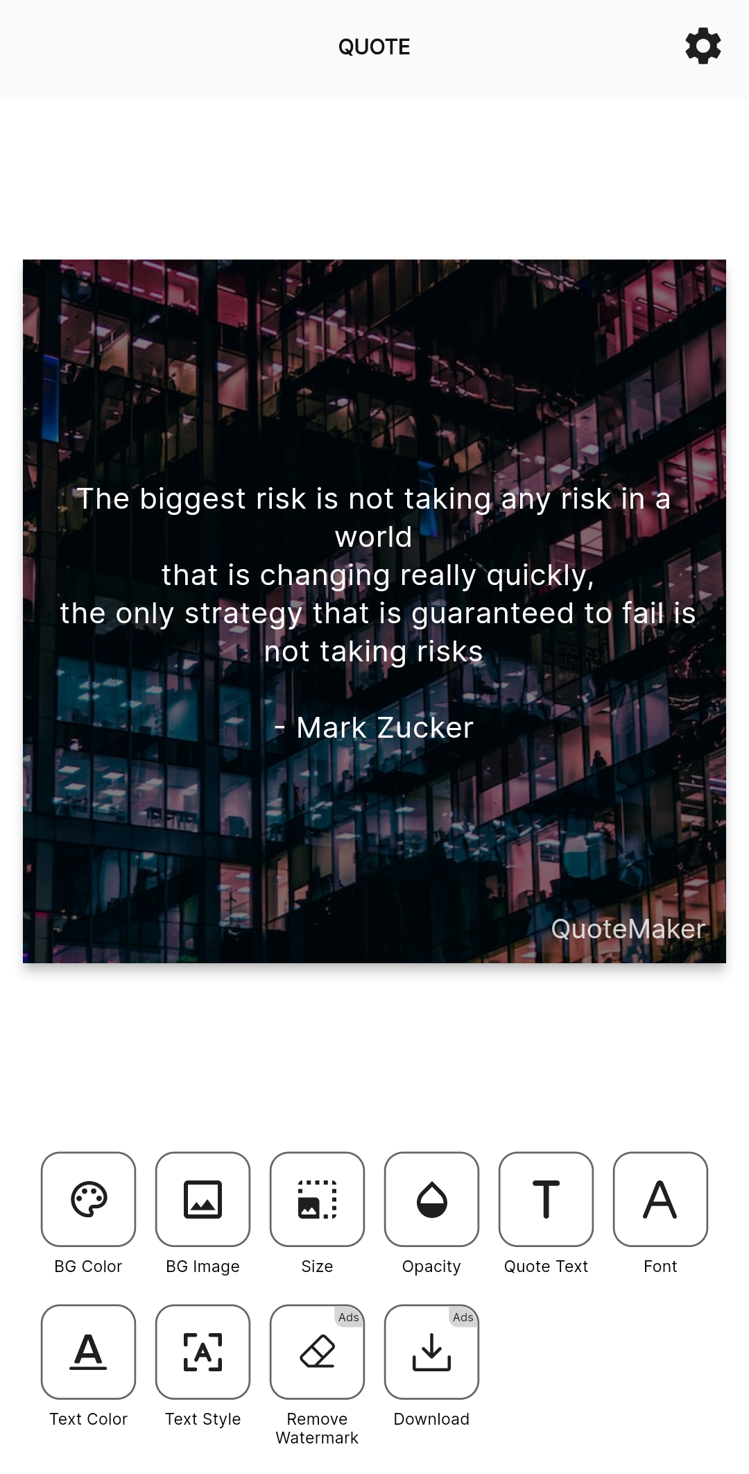 Quote Maker - Create Your Own Quotes - Design beautiful quotes easily in seconds! media 1