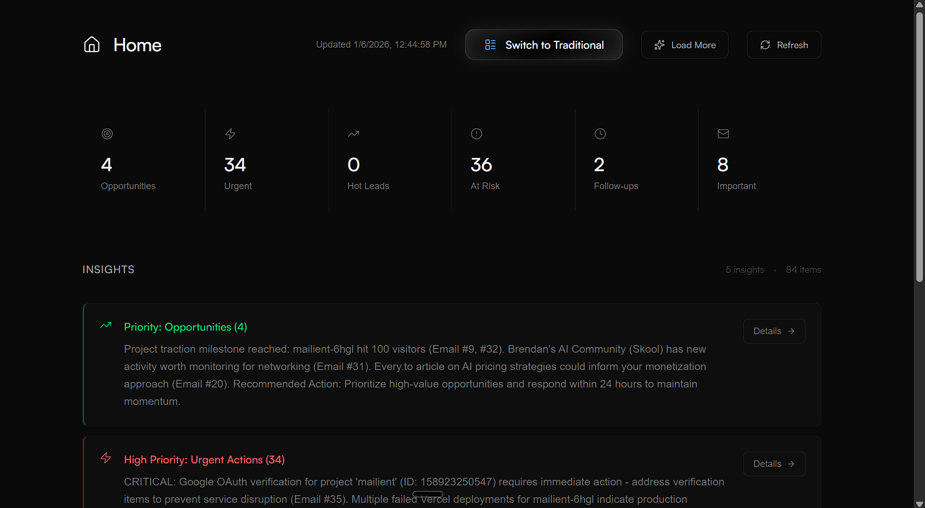 Mailient - Screenshot 3 showing product features and functionality