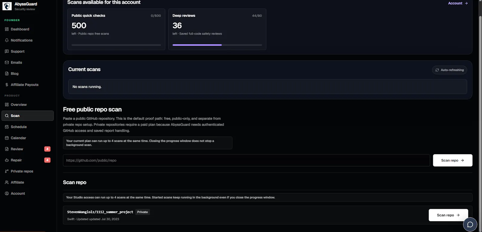 AbyssGuard screenshot 2