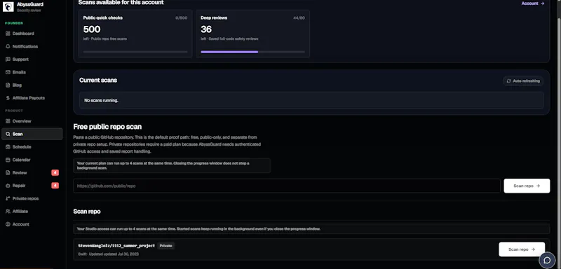 AbyssGuard screenshot 2