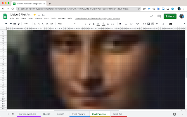 Make Art with Google Sheets gallery image
