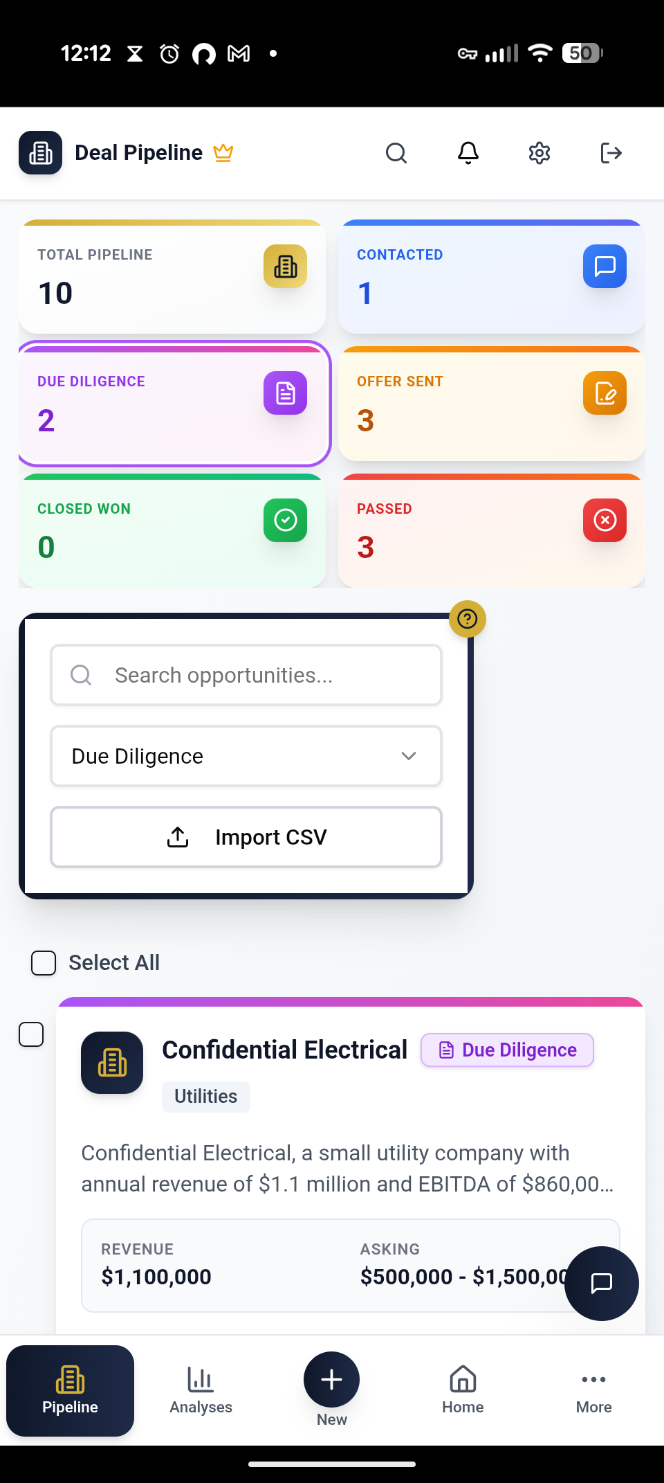 Dealforge AI – M&A OS with Red Team gallery image