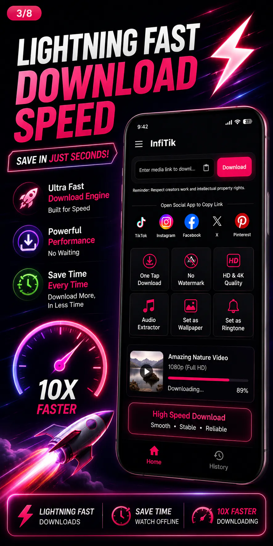 InfiTik Video Downloader gallery image