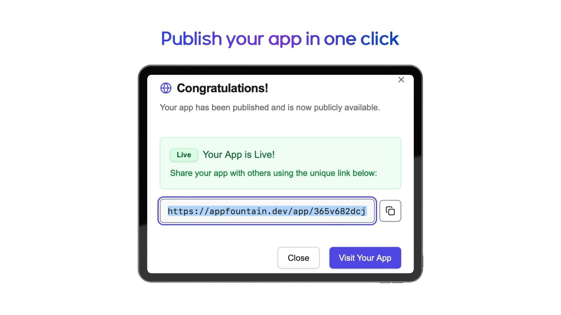 Media AppFountain - Tạo và chia sẻ ứng dụng web AI trong vài phút 4