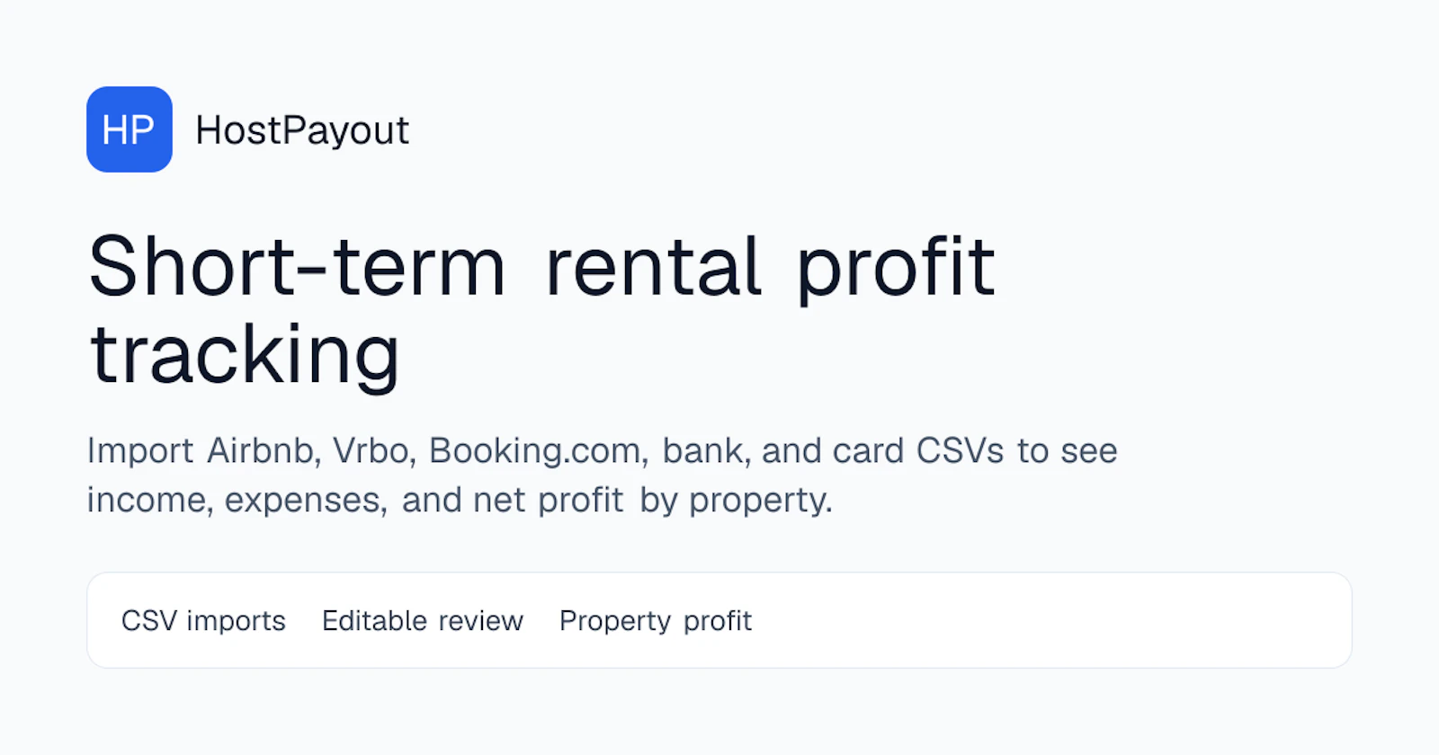 HostPayout screenshot 1