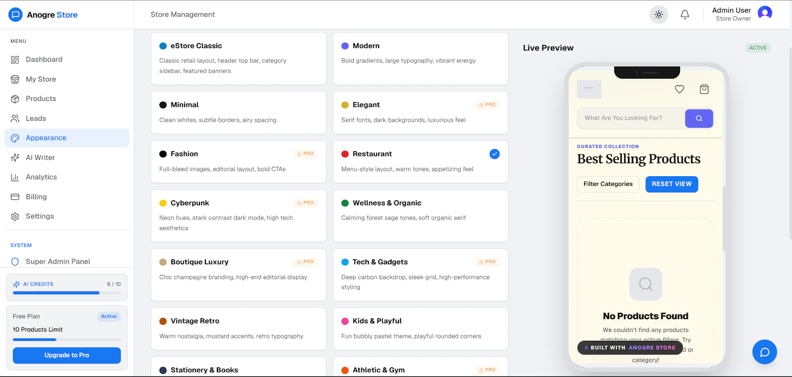 Anogre Store screenshot 5