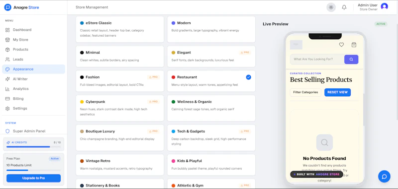 Anogre Store screenshot 5