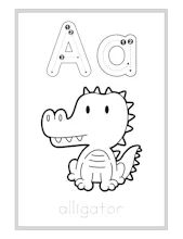 Animal Alphabet Coloring Pages gallery image