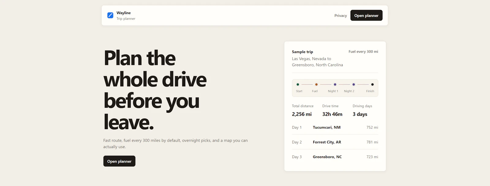 Wayline screenshot 1
