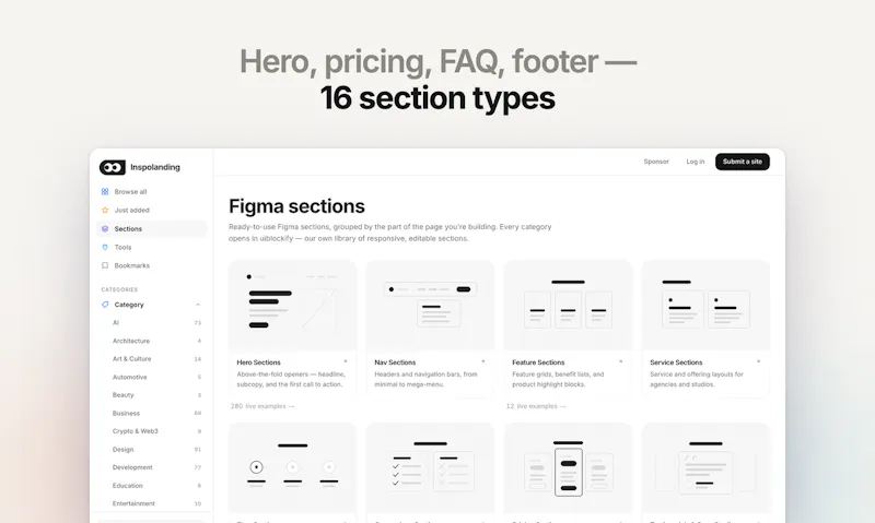 Landing page inspiration screenshot 5