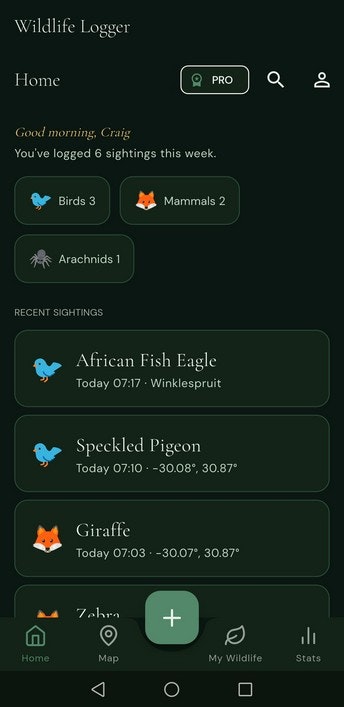 Wildlog: Bird & Wildlife Log gallery image