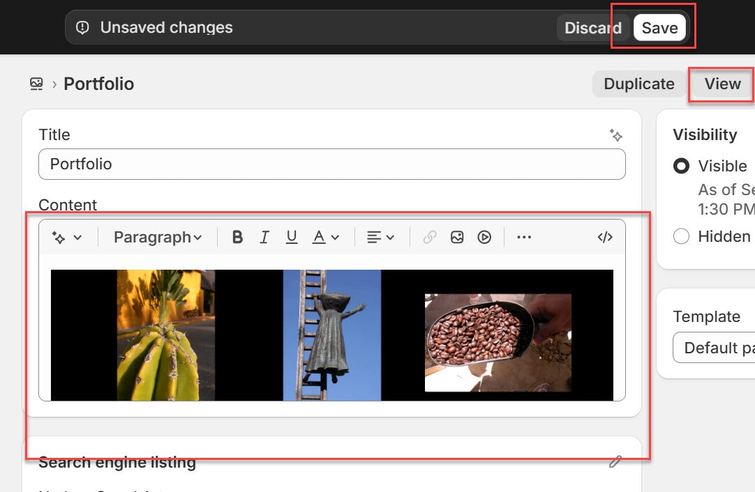 Gallery Generator for gallery image