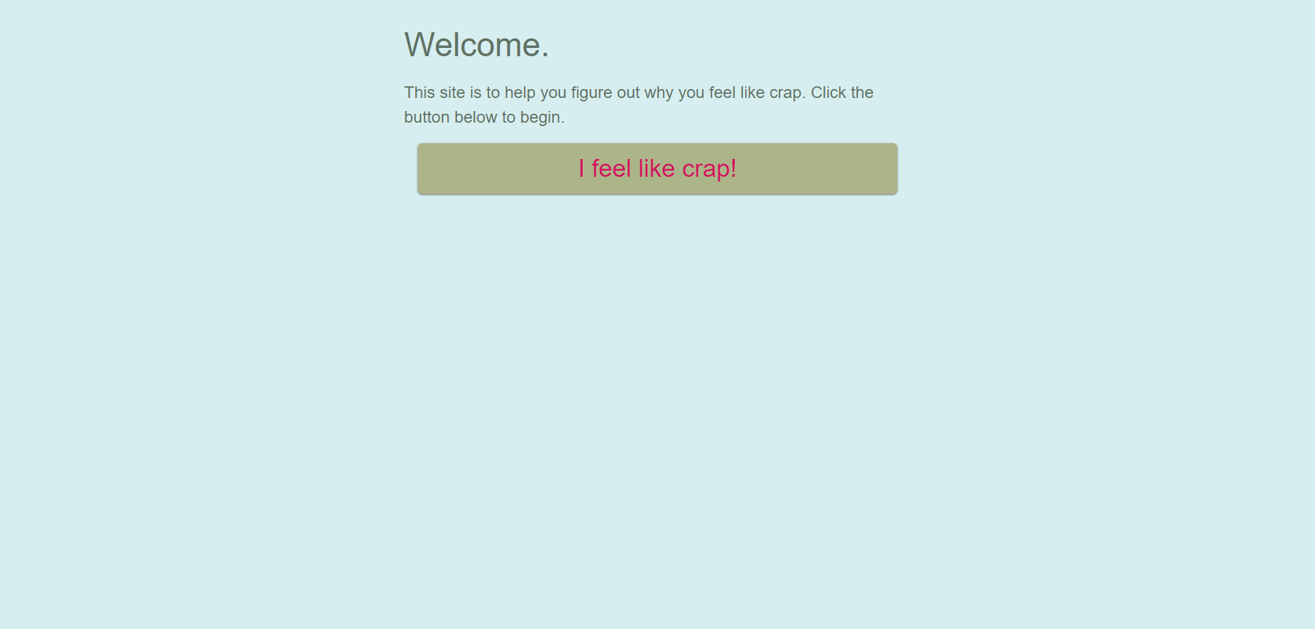 I feel like crap gallery image