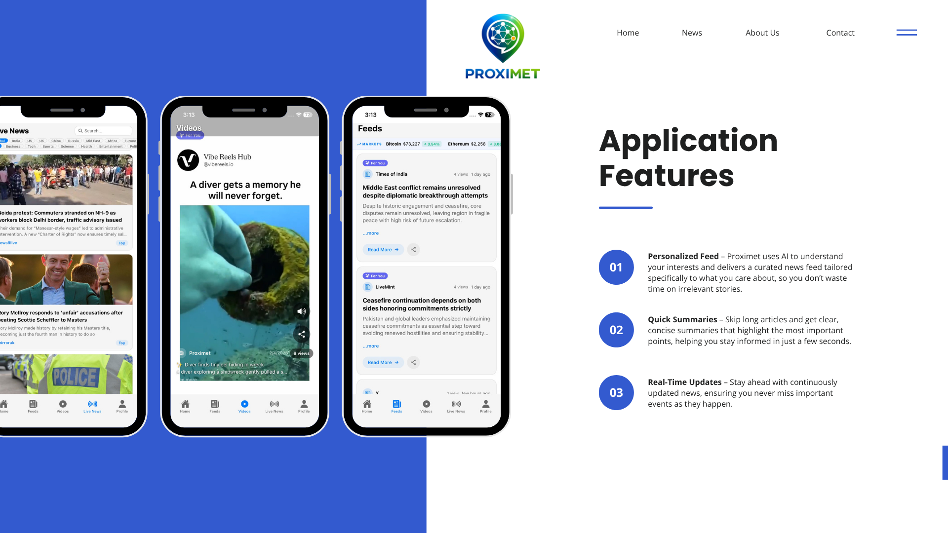 Proximet: AI Smart News App gallery image