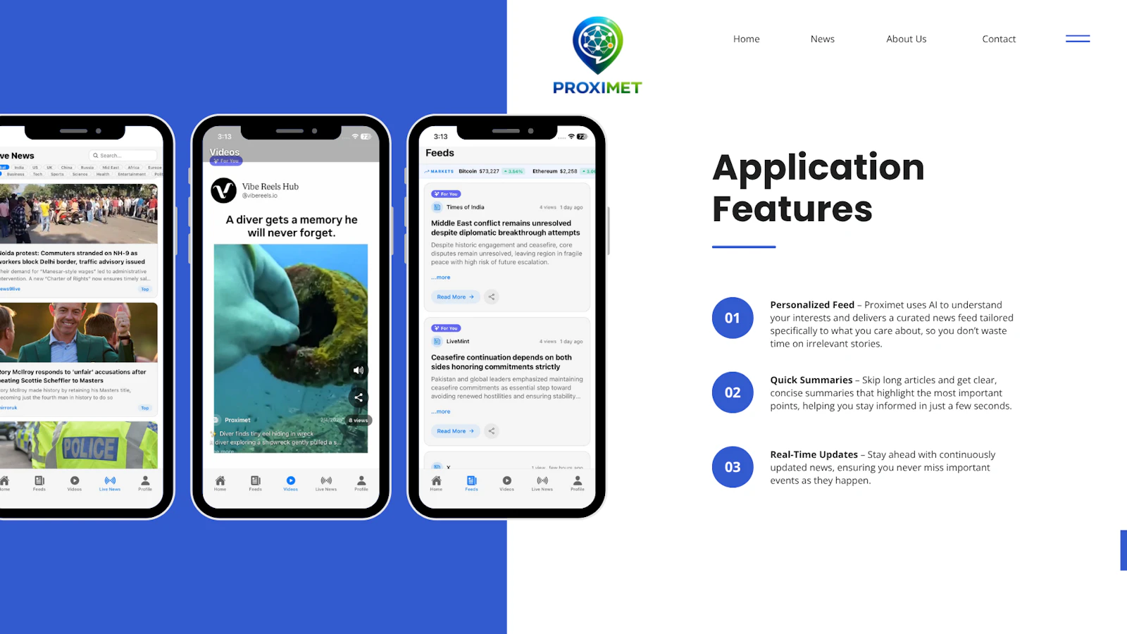 Proximet: AI Smart News App screenshot 4