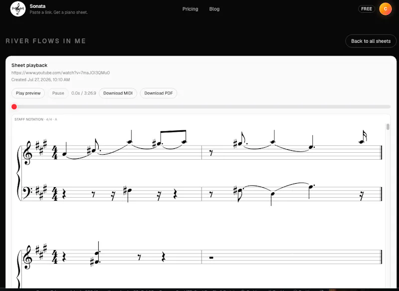 Sonata screenshot 3