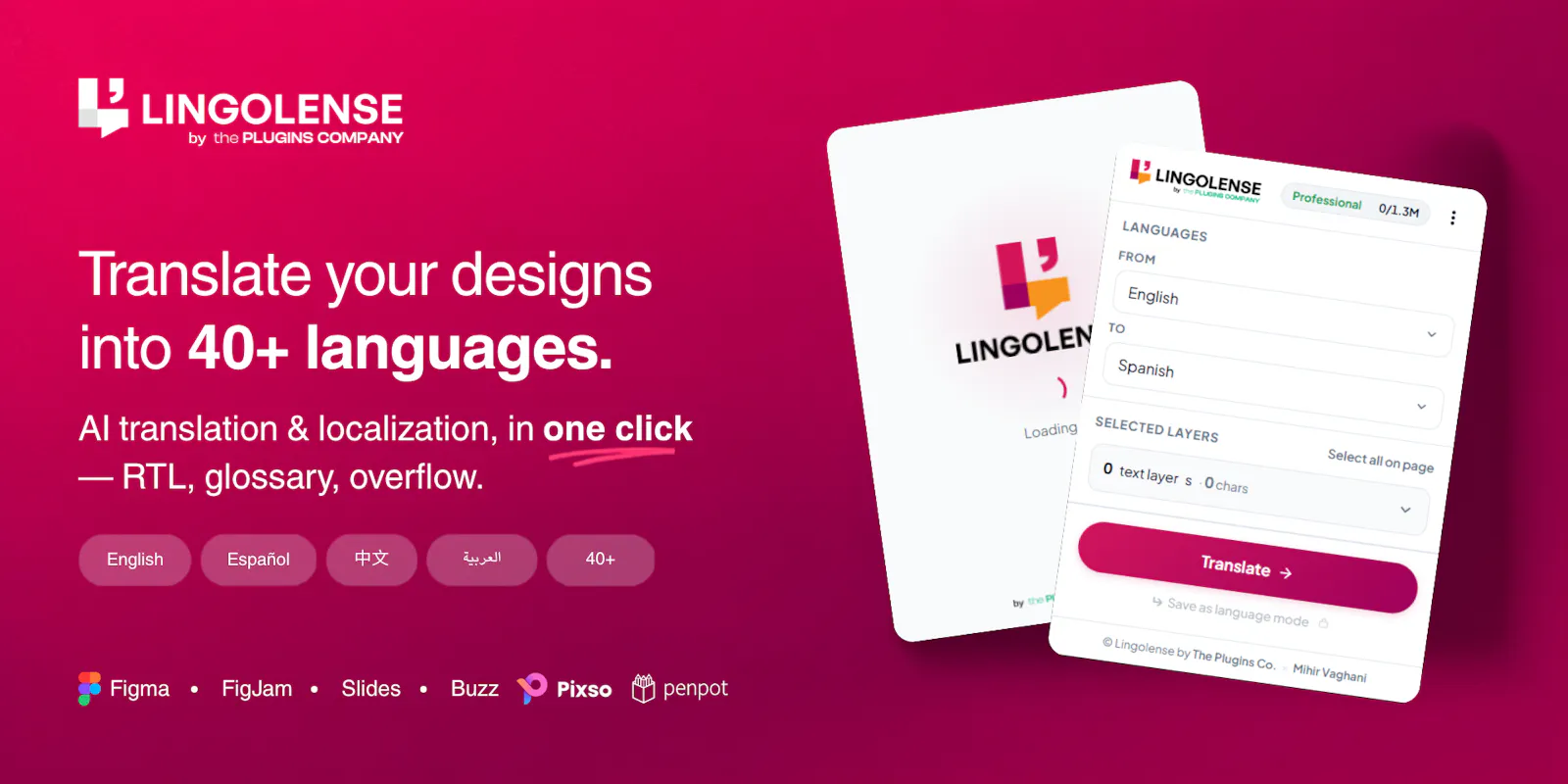 Lingolense - AI Translation Localization screenshot 1