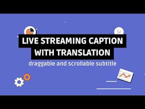 Live subtitle with translation gallery image