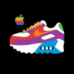 Mid-Century Swiss + Sneaker iOS 14 icons