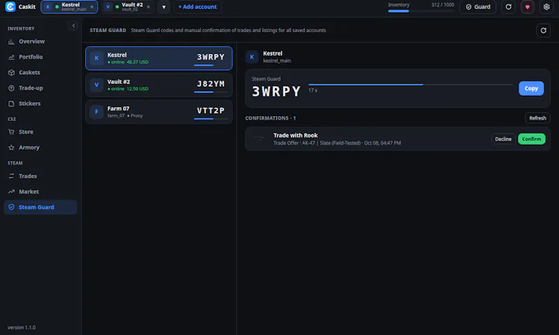 Caskit  screenshot 3