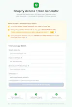 Get Shopify Token gallery image