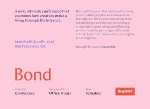 Bond Conference presented by BackerKit gallery image