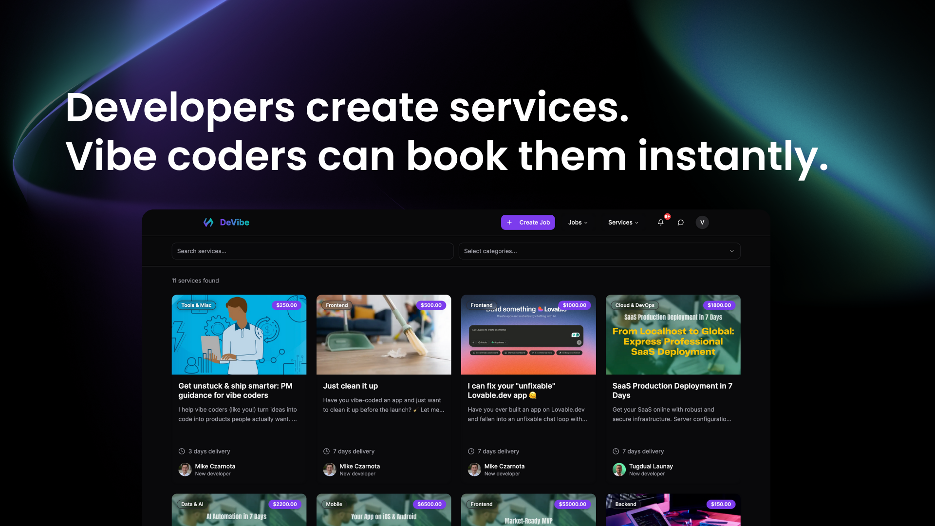 Mídia 2 de Devibe - Conectando codificadores de vibração com desenvolvedores