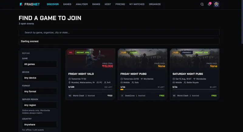 Fragnet screenshot 6