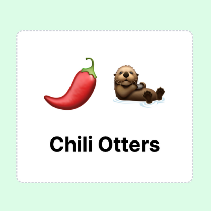 Generador de nombres del equipo emoji