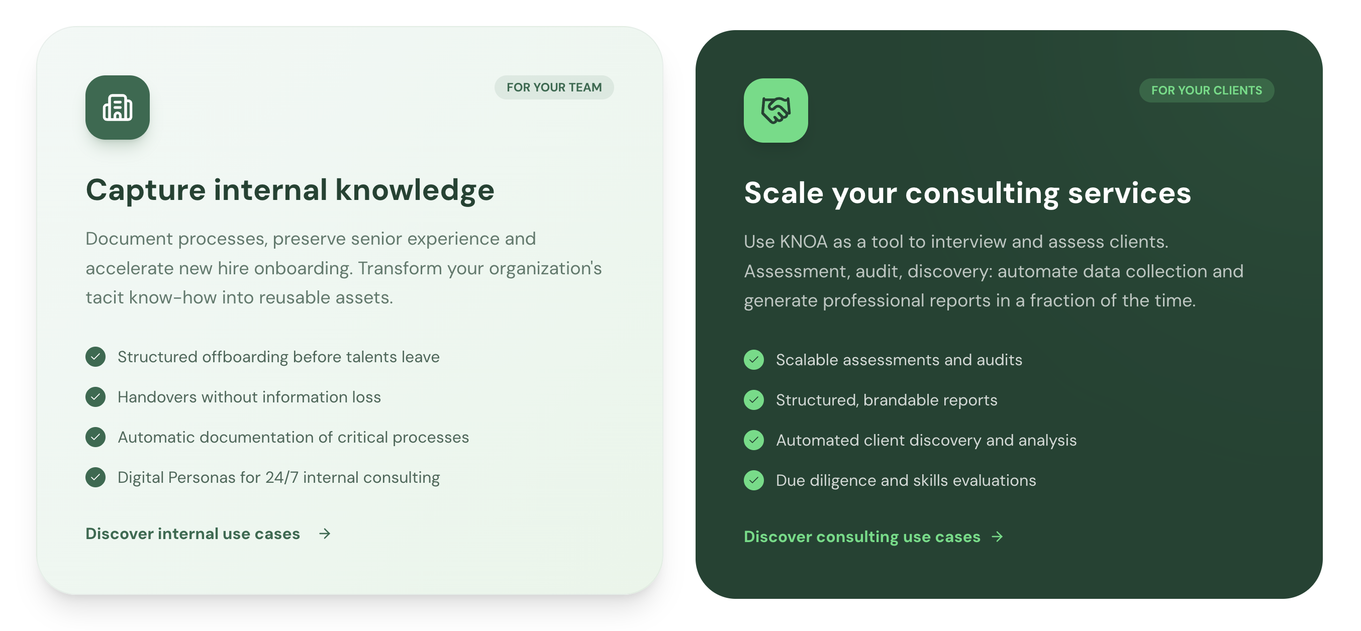 KNOA - Screenshot 2 showing product features and functionality