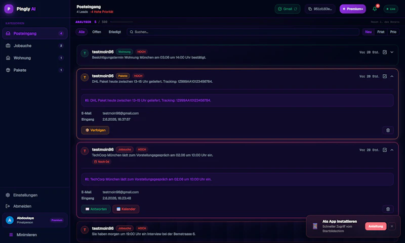 Pinglyai screenshot 1