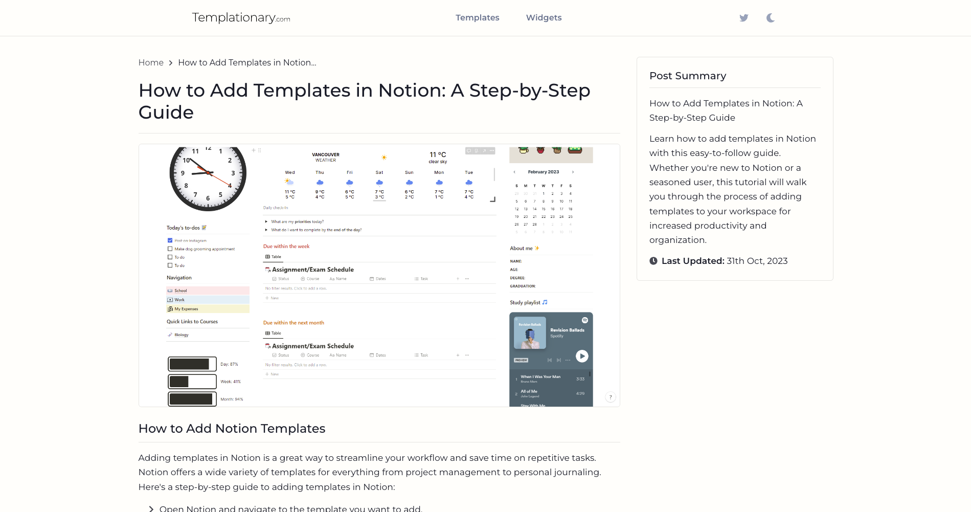 Templationary gallery image