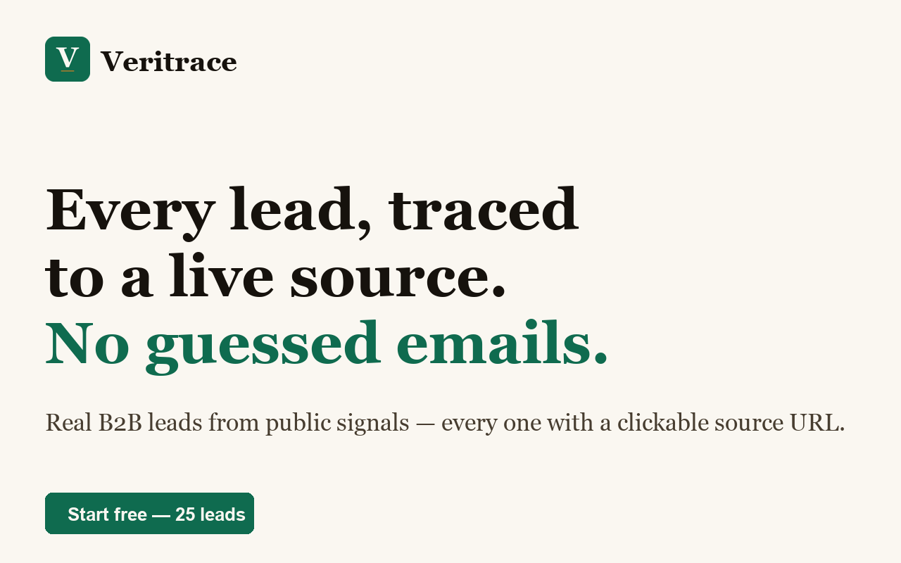 Veritrace gallery image