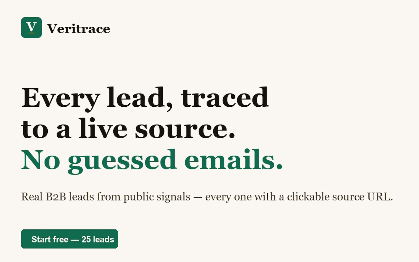 Veritrace screenshot 4