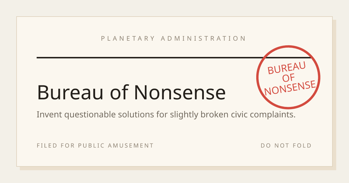 Bureau of Nonsense gallery image