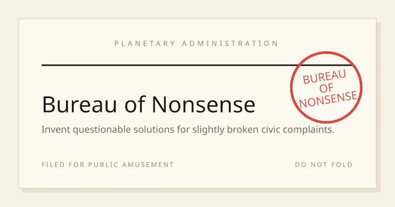Bureau of Nonsense screenshot 3