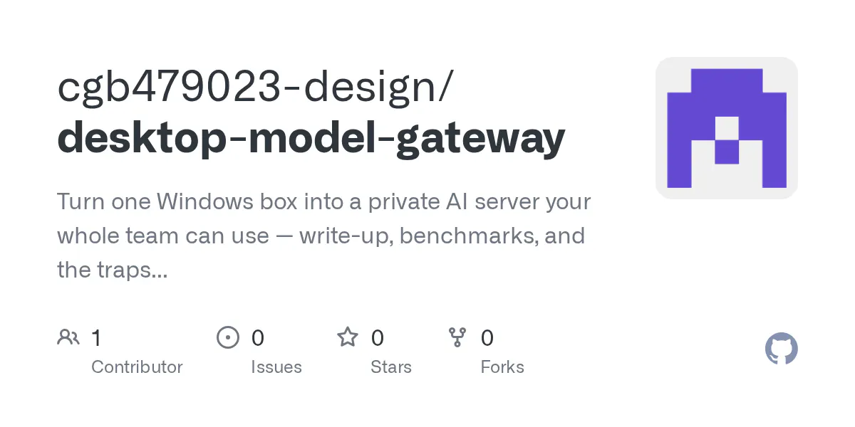 Desktop Model Gateway gallery image