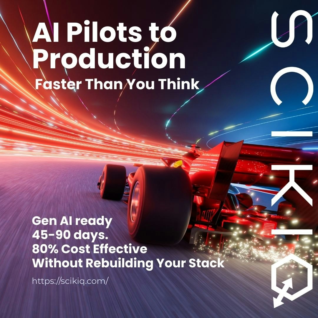 SCIKIQ: AI Native Data Platform  - Screenshot 3 showing product features and functionality