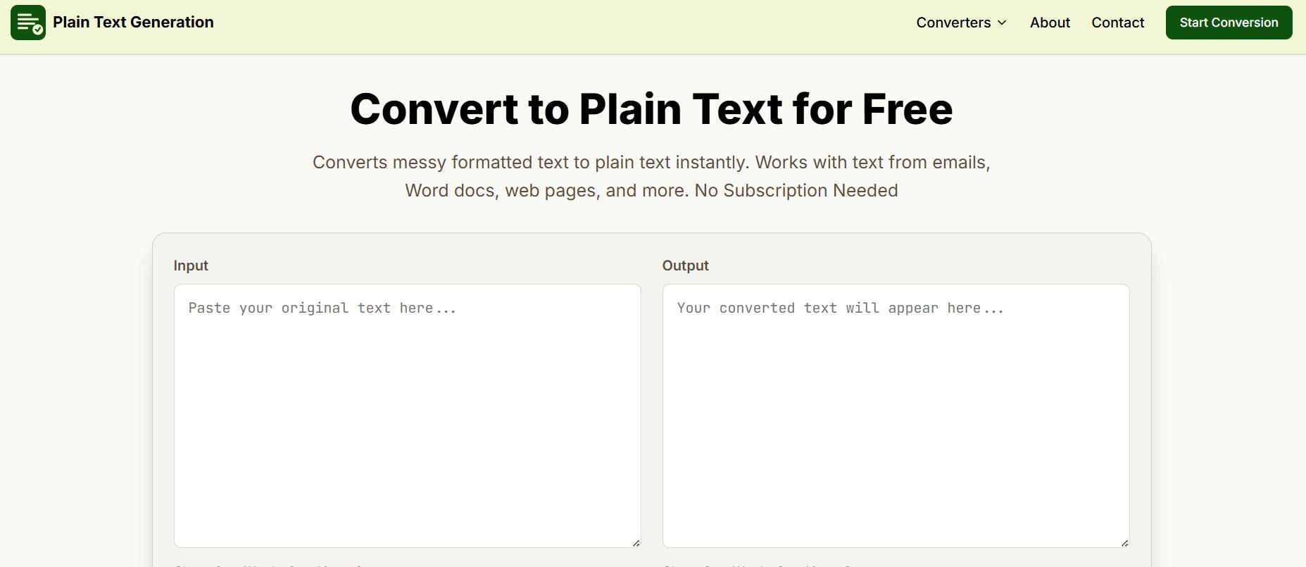 Plain Text Converter gallery image