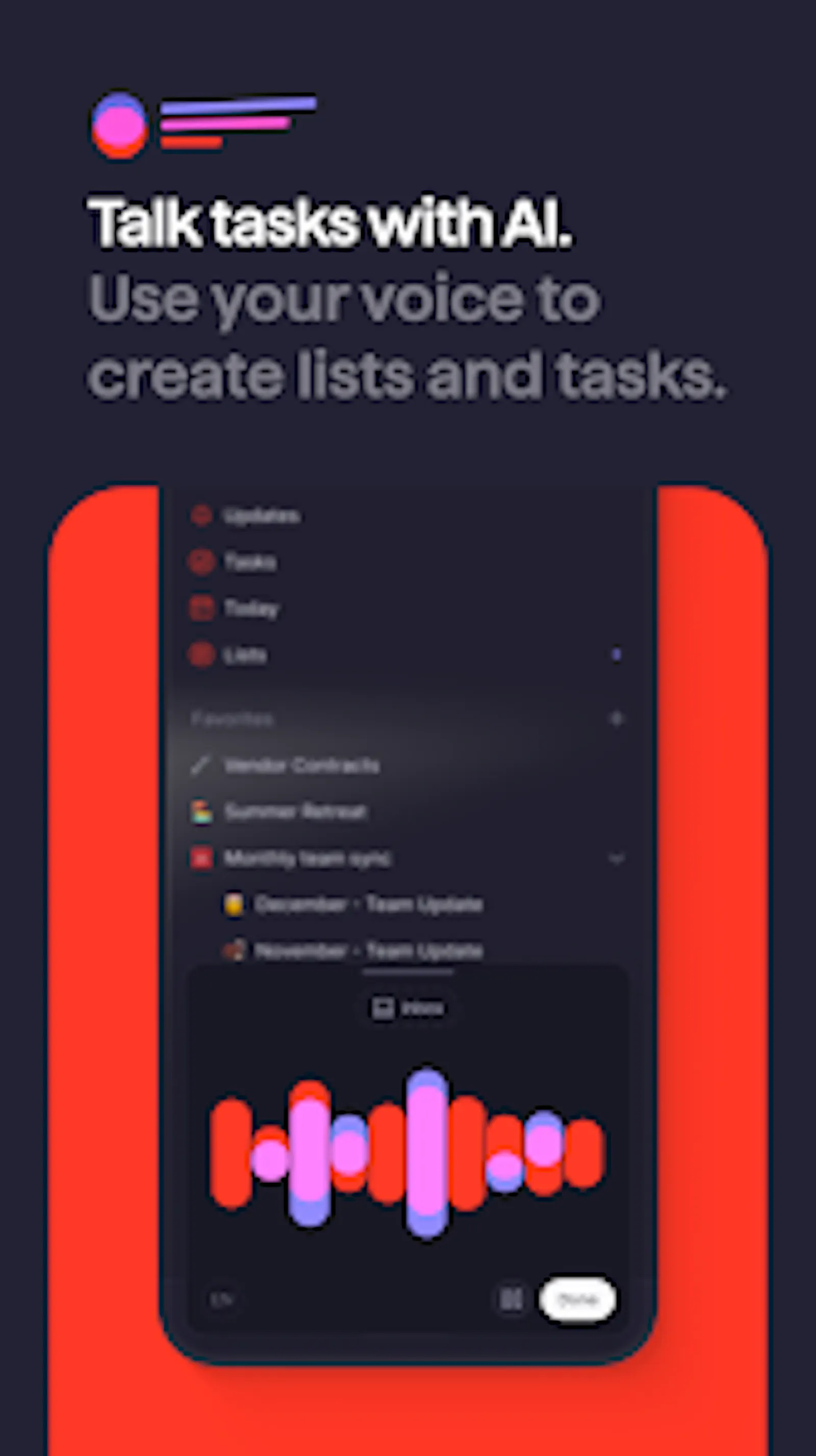 Superlist screenshot 2