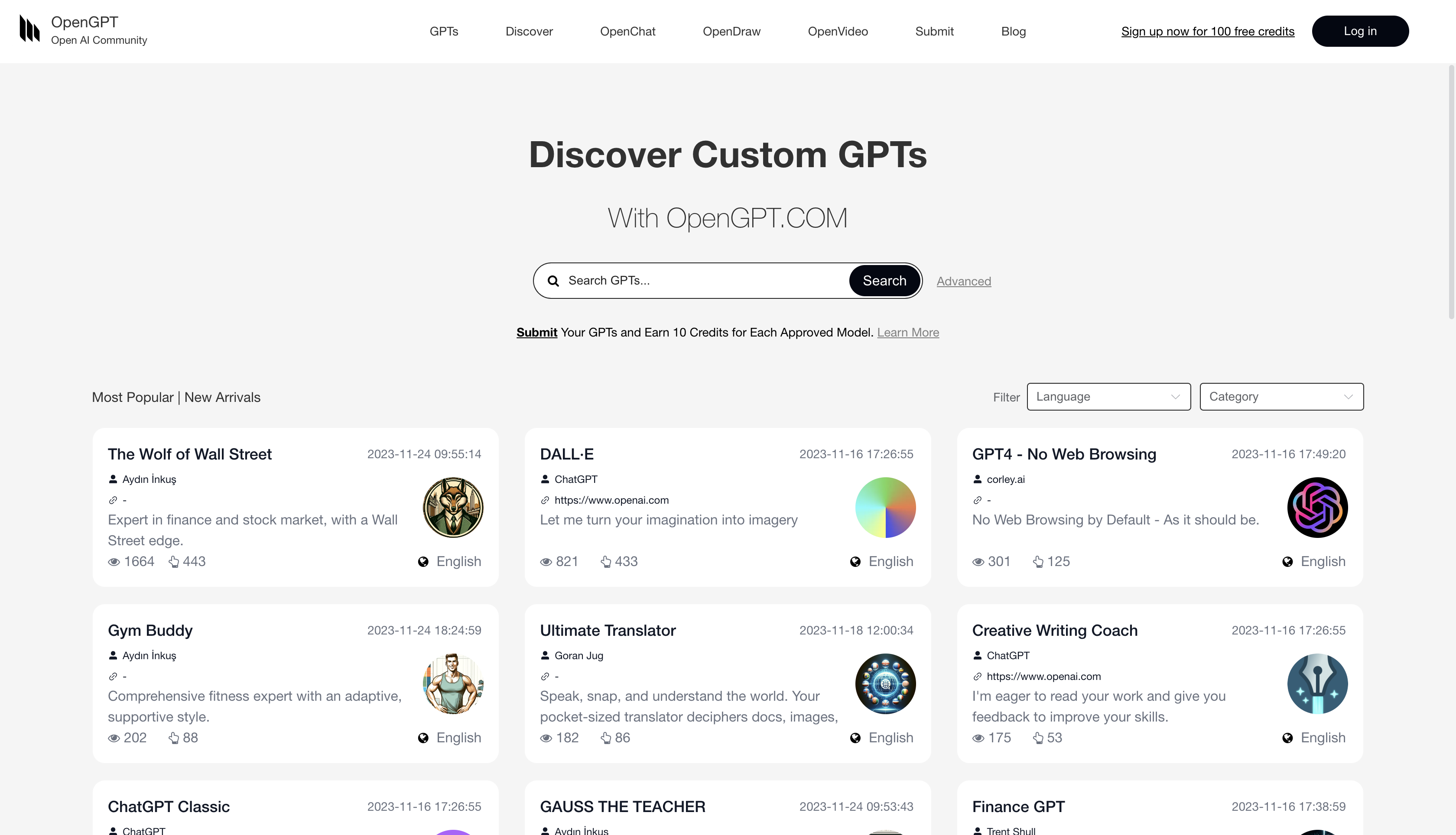 GPT Store [OpenGPT.com] gallery image