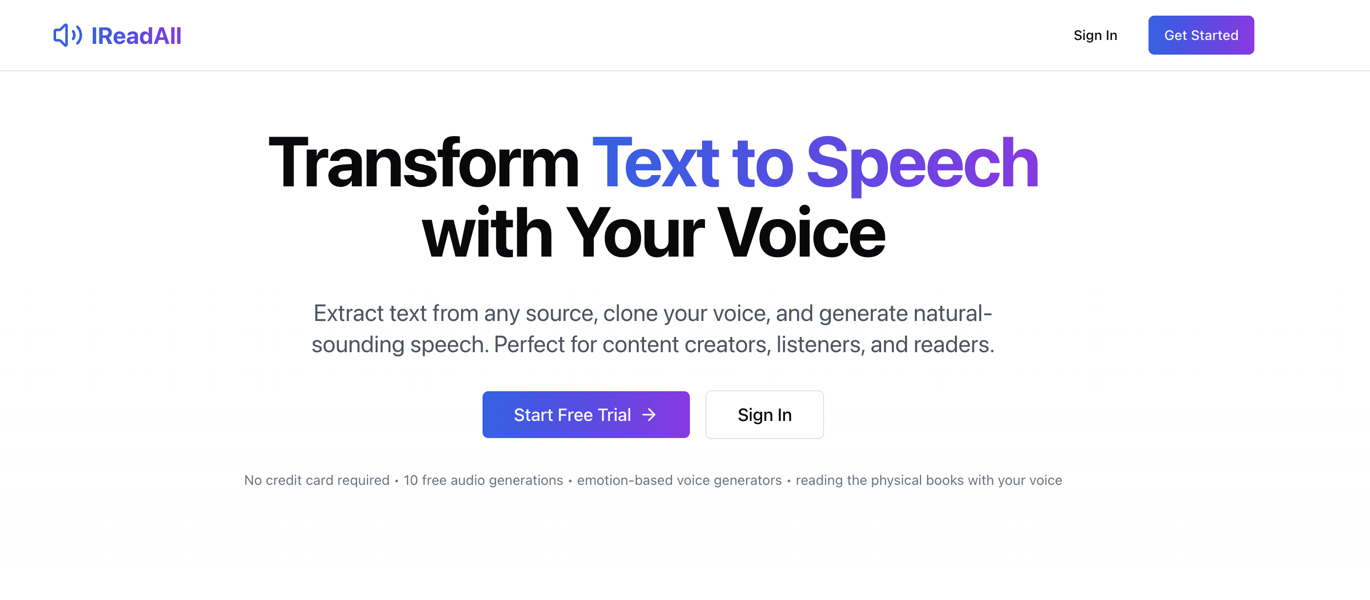 IReadAll-read texts with natural voice gallery image