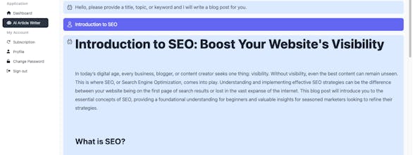 AI SEO Writer gallery image