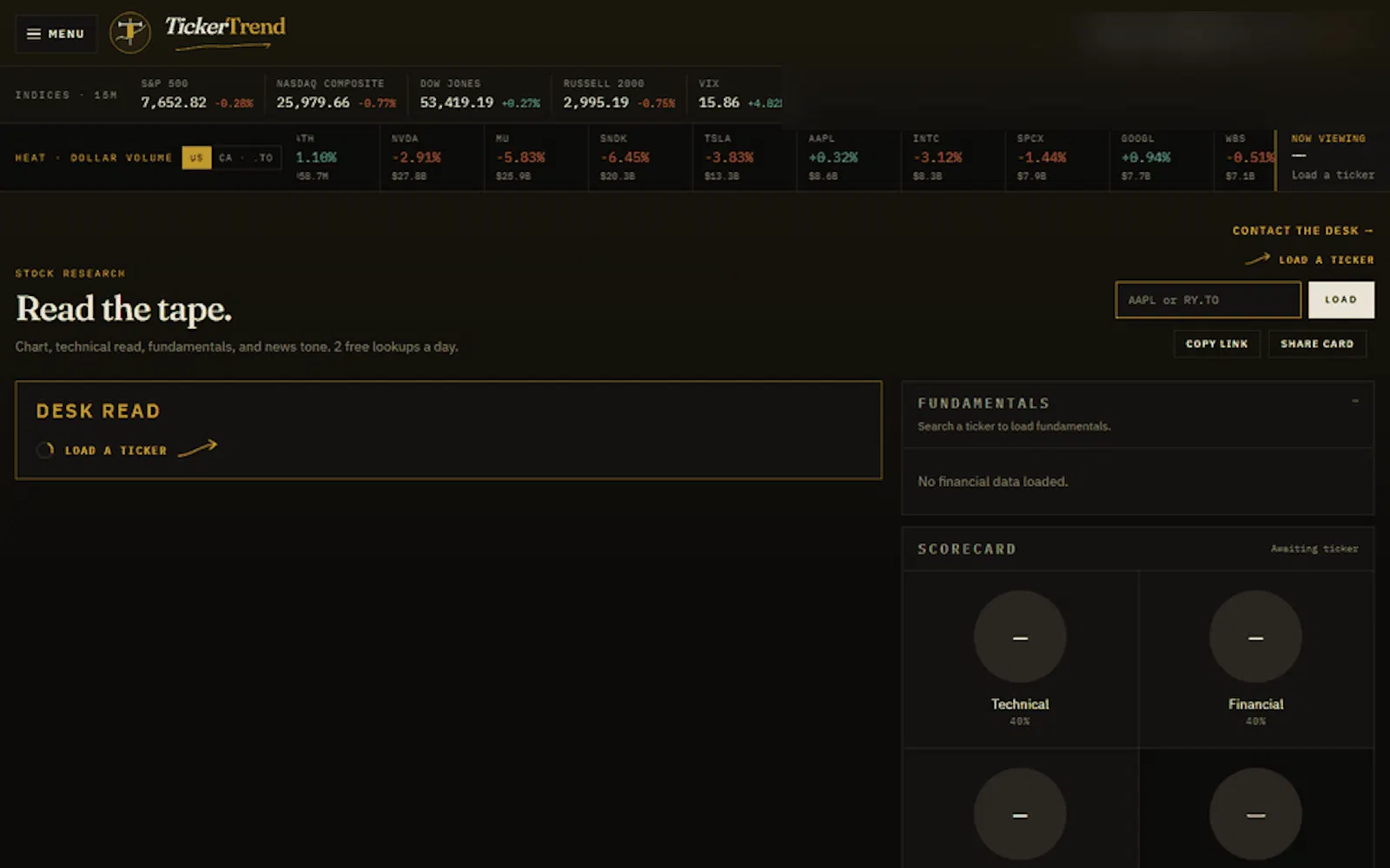 TickerTrend screenshot 2