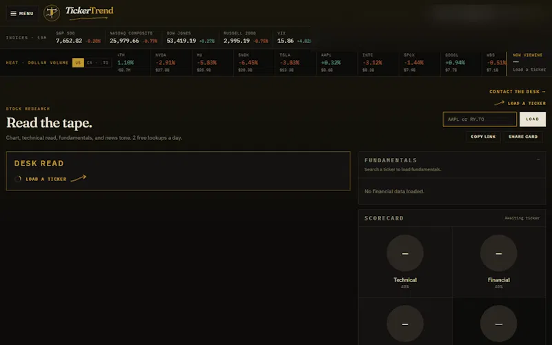 TickerTrend screenshot 2