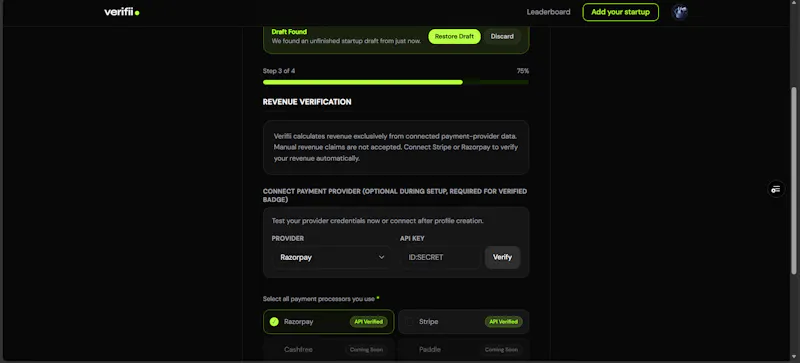 Verifii screenshot 2