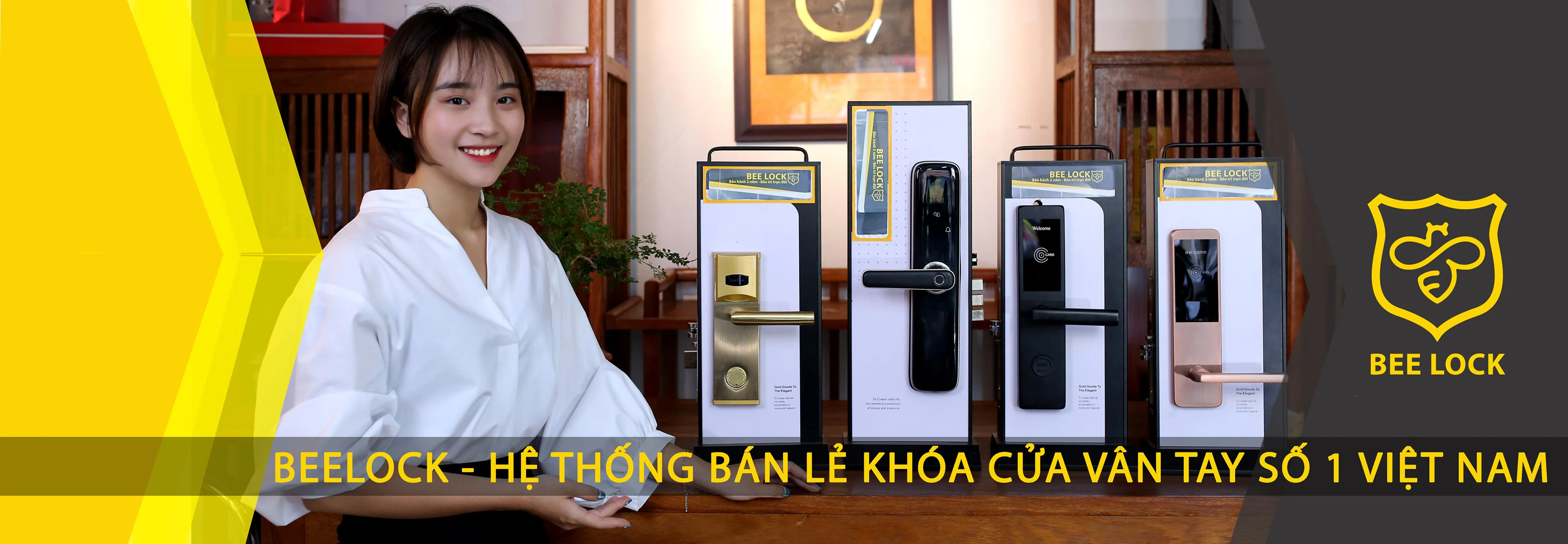Khóa cửa vân tay điện tử Beelock cover