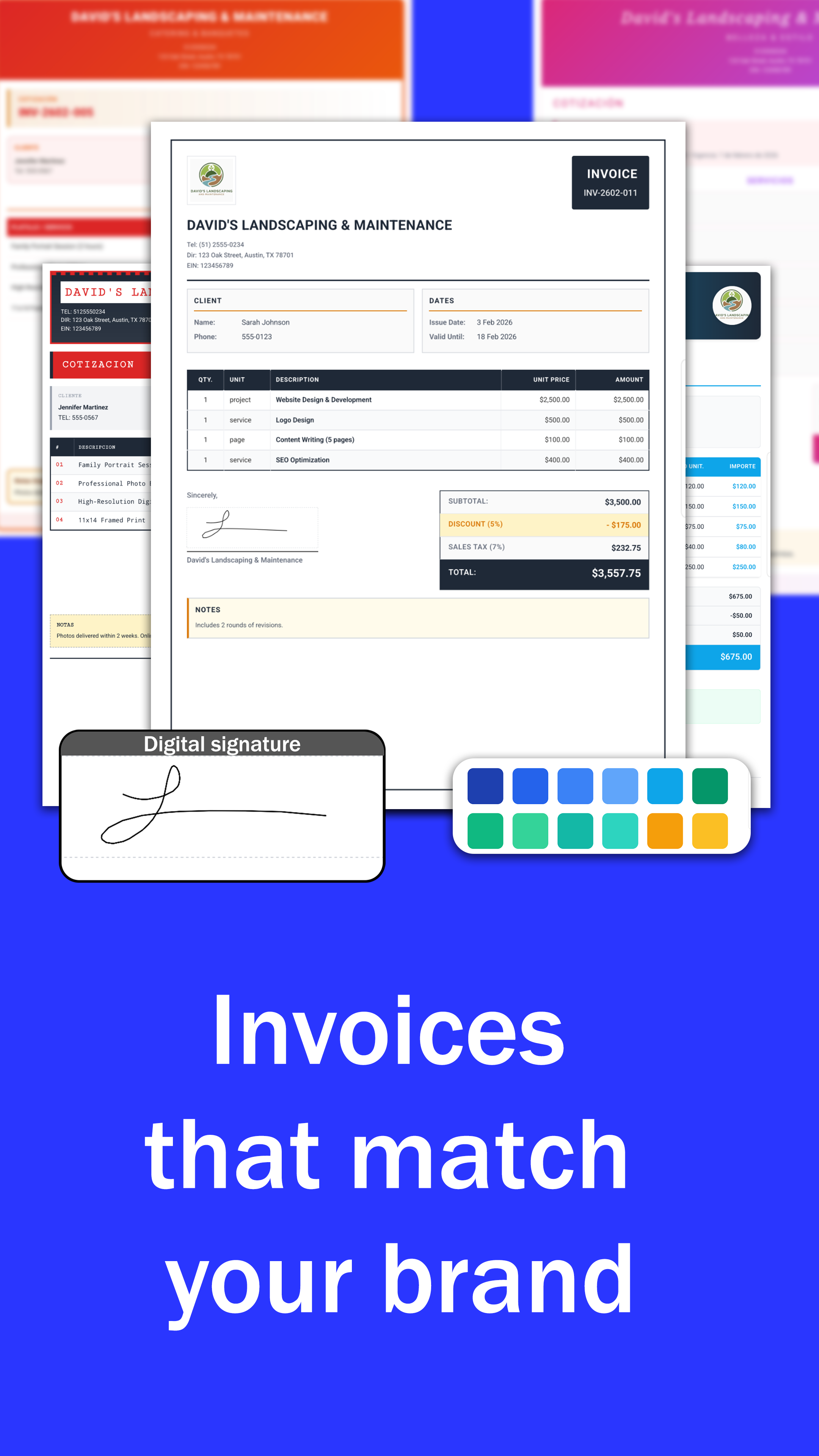 Coti - Unlimited Invoice Maker - Screenshot 2 showing product features and functionality
